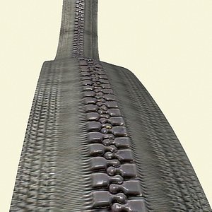 3d model of zip clothing