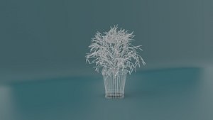 small plant 3D model