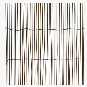 wood sticks partition 3D model