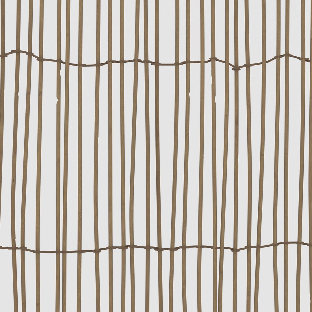 Wood Sticks Partition 3D Model - TurboSquid 2255485