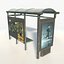 bus stop 3D model