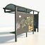 bus stop 3D model
