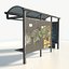bus stop 3D model