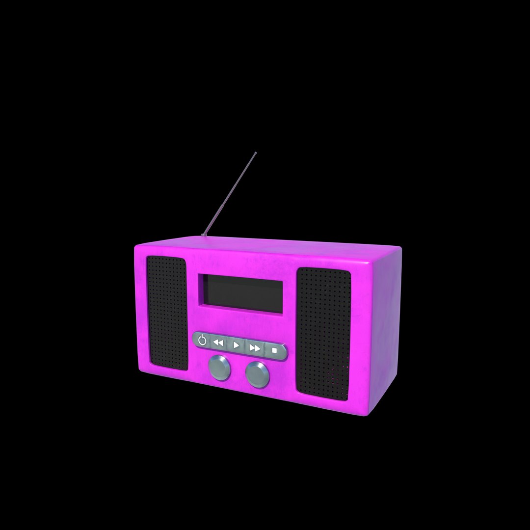 Radio 3D Model 3D - TurboSquid 2353406