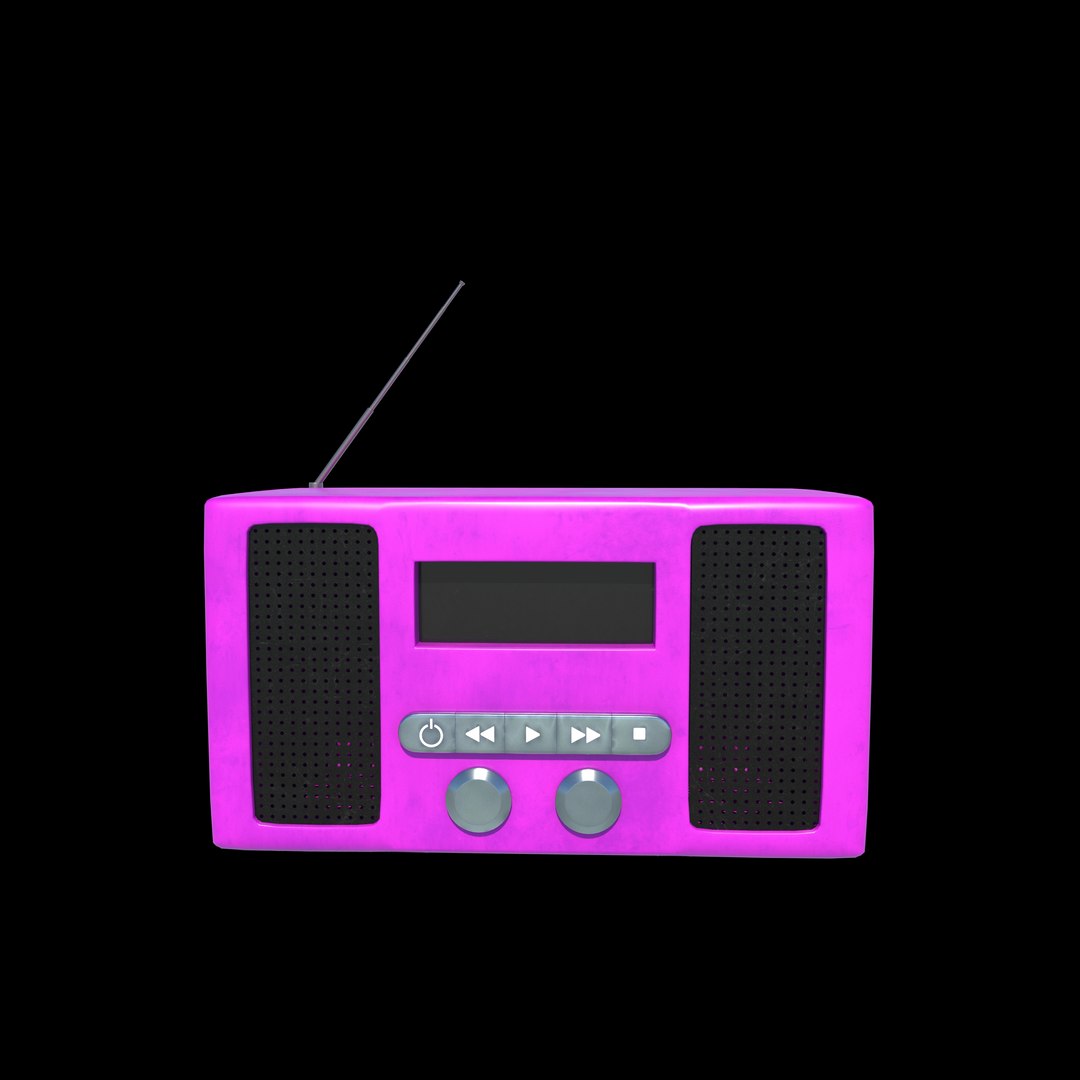 Radio 3D Model 3D - TurboSquid 2353406