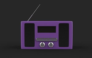 Radio 3D model 3D