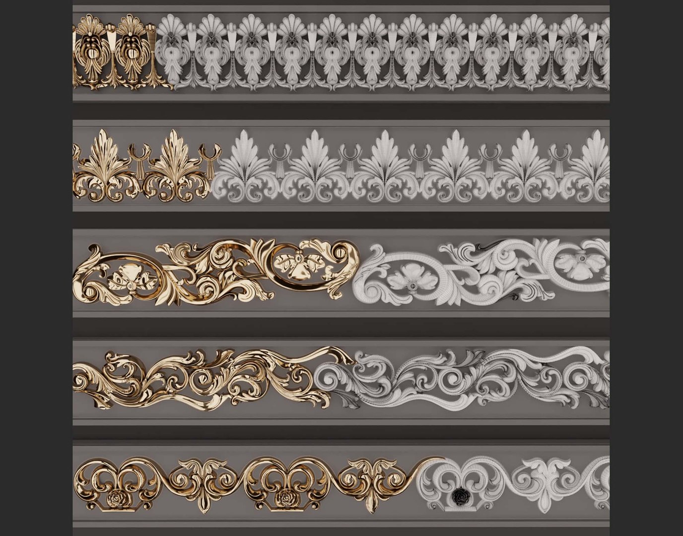3D Trim Ornament 133 - TurboSquid 2190964