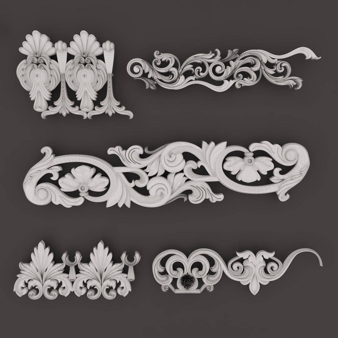 3D Trim Ornament 133 - TurboSquid 2190964