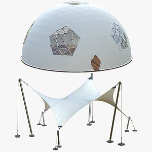 Tensile Structures Geodesic Dome V8