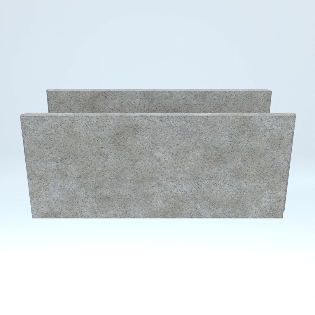 3D Concrete Channel - TurboSquid 2452533