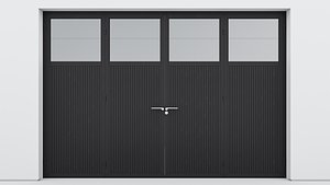 Aluminium door 100 3D model