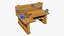 Stylized Workshop Pack – Forge, 2x Workbenches &amp; Alchemy Table