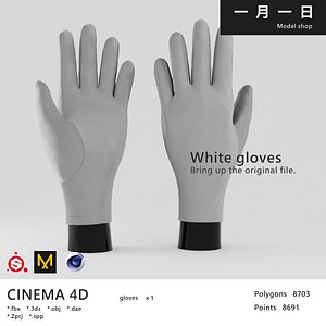 White gloves