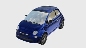 3D fiat 500