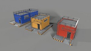 prefabricated house 3D model