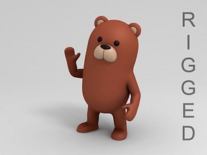 bear character 3D model