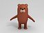 bear character 3D model