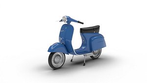 Vespa 125 ET3 1967 3d model 3D model