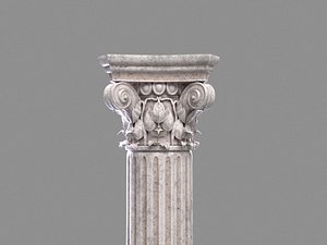 Corinthian Column with 2 texture sets