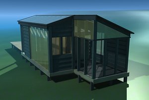 lwo rustic home glass cabin