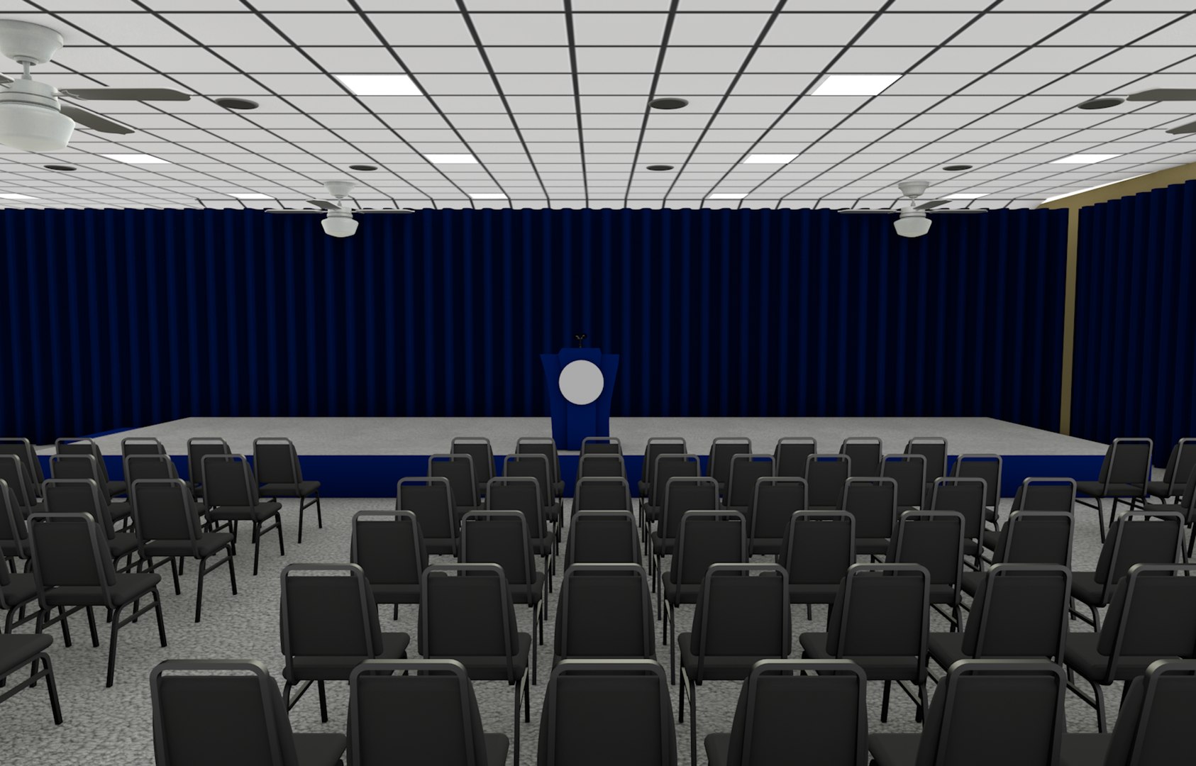 Venue Stage Chairs Model - TurboSquid 1361484