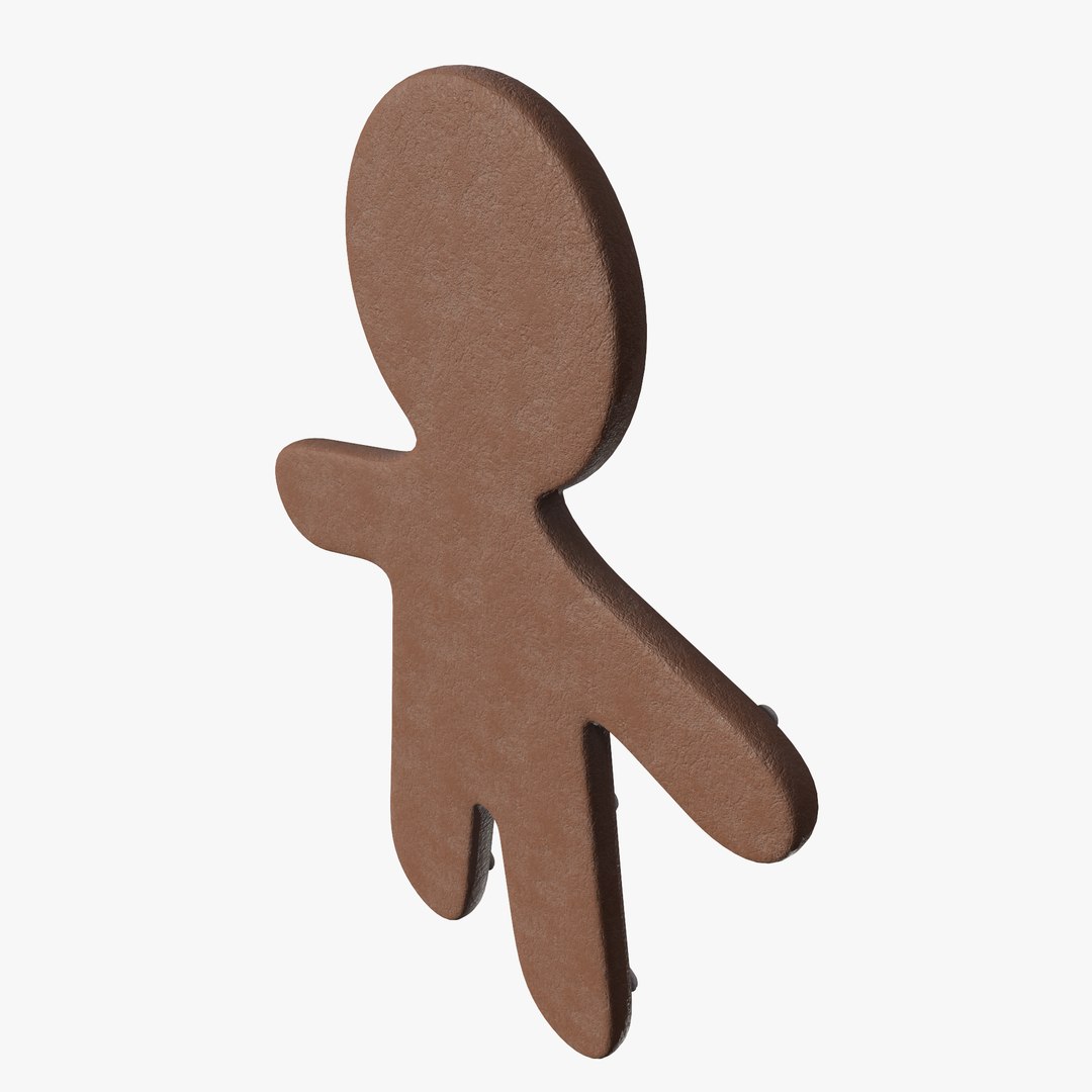 Gingerbread Man model https://p.turbosquid.com/ts-thumb/pc/uAo3b2/mS/5/png/1675435665/1920x1080/fit_q87/9841620e08e21956aaf368d85257b4051f2e76f3/5.jpg