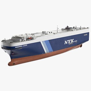 Andromeda Leader Car Carrier Rigged