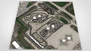 The International Centre for Advanced Racing Quebec Canada 3D model