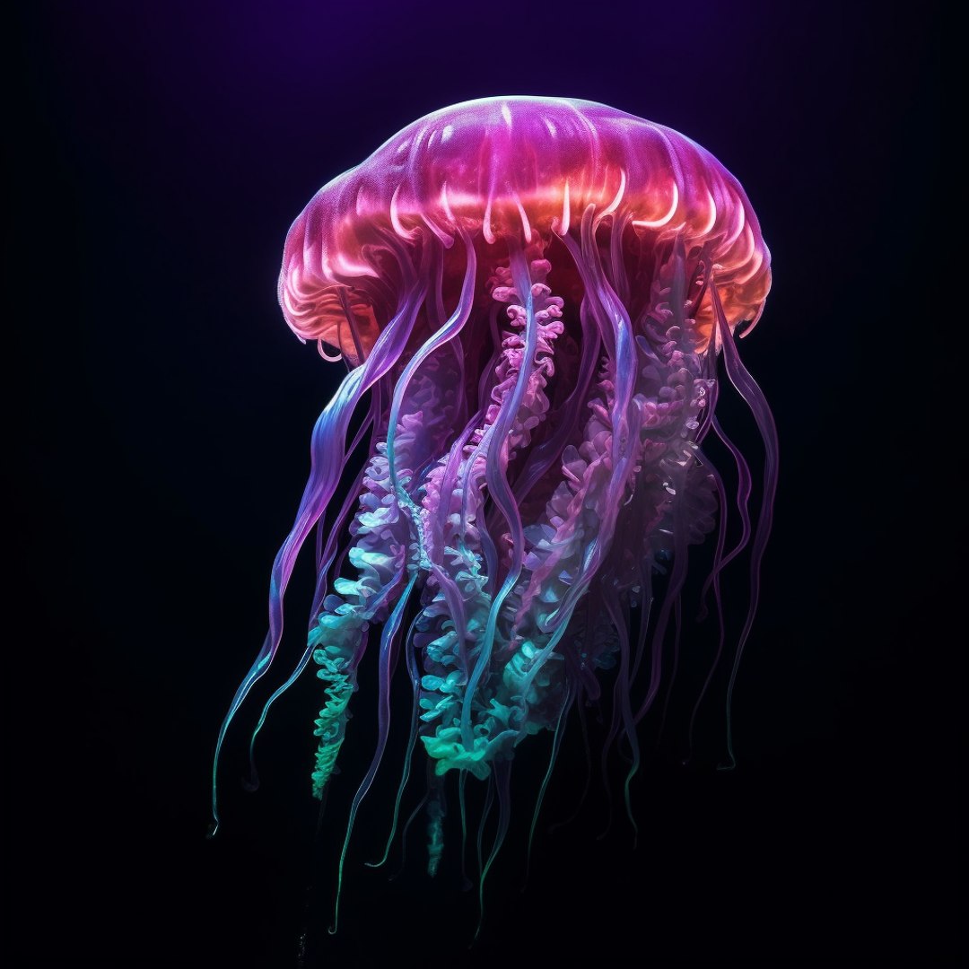 3D Model Jellyfish Pack 4 - TurboSquid 2165313