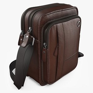 Brown Leather Side Bag 8K PBR Textures