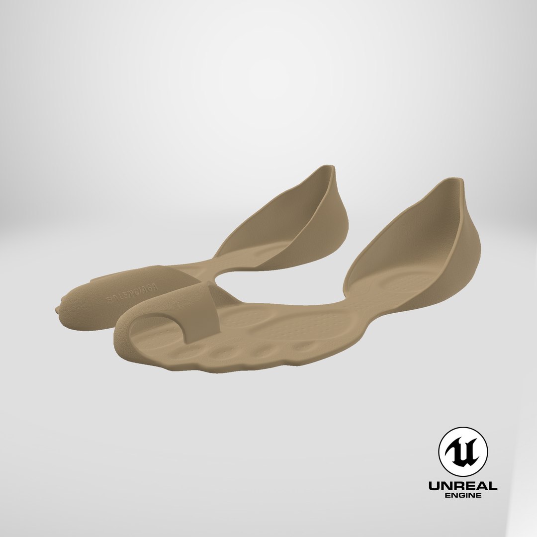 3D Fashionable Barefoot Shoes Balenciaga Zero https://p.turbosquid.com/ts-thumb/pd/2QkyvX/FZ/stemcell_unreal_render/png/1742479246/1920x1080/fit_q87/defa68452f749a47a2bc043be54e99ee00dc0597/stemcell_unreal_render.jpg