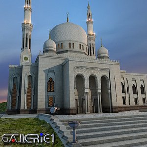 mosque moschee c4d