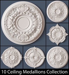 ceiling medallion 3d model