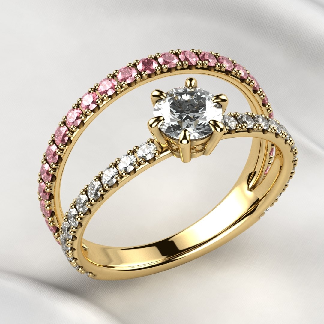 3D 5mm Diamod Gold Double Ring model https://p.turbosquid.com/ts-thumb/pd/HklWqL/z9/10/jpg/1629889004/1920x1080/fit_q87/0cd57325de78669eca9f243d70e9411a781c3119/10.jpg