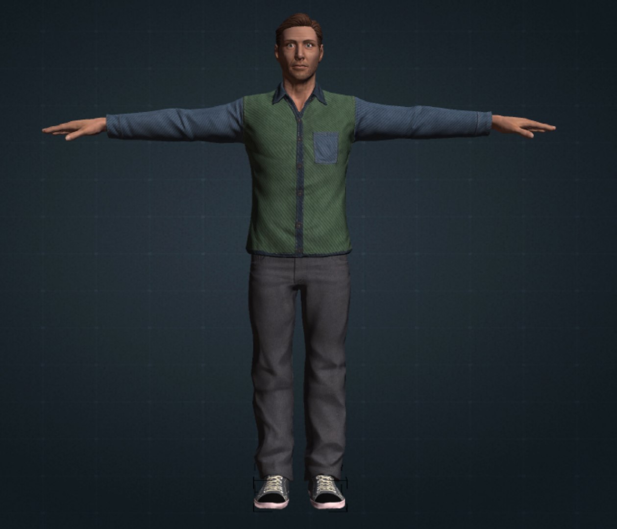 hd clothed 3d model