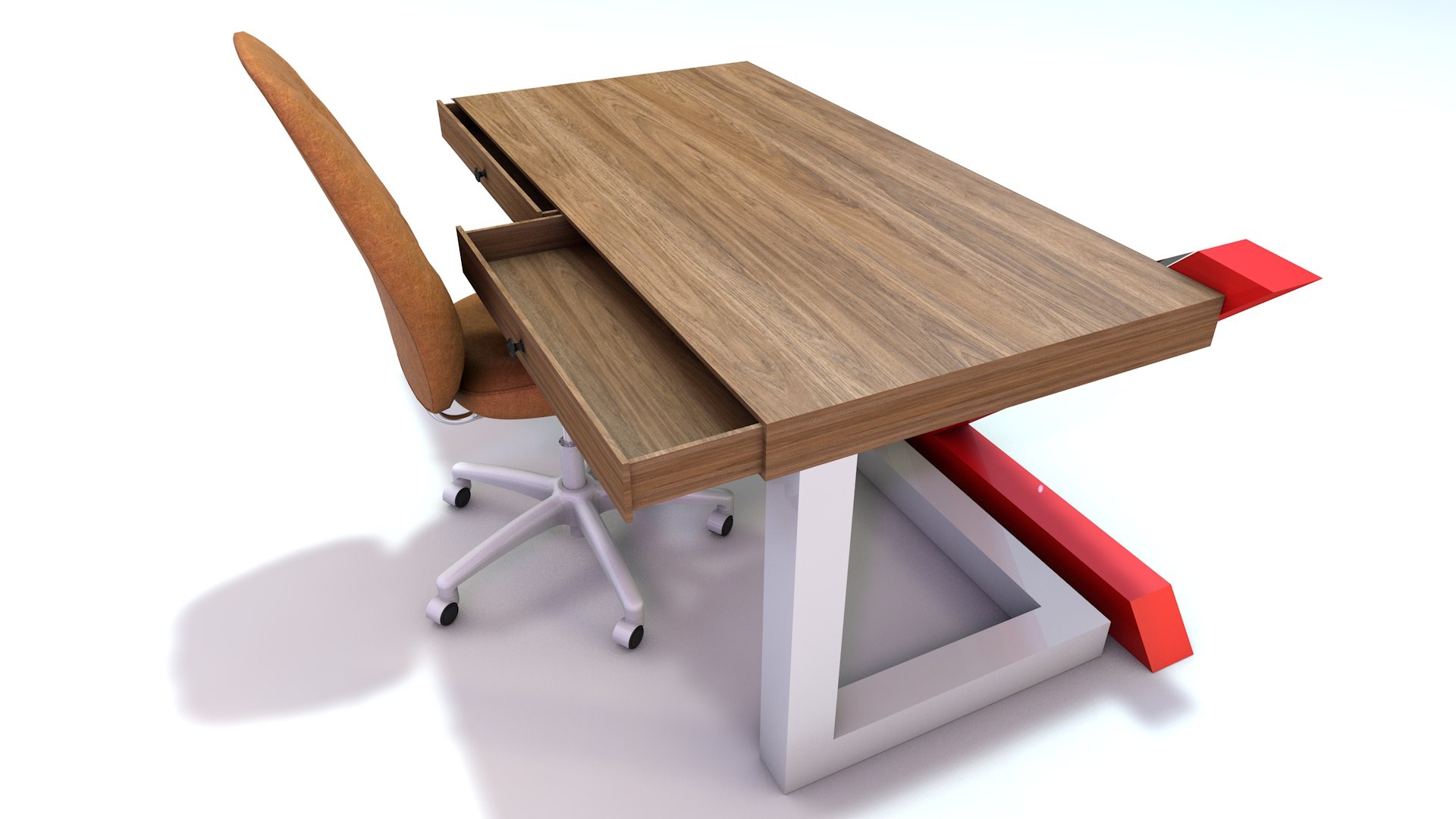 Office desk2 model - TurboSquid 1975552