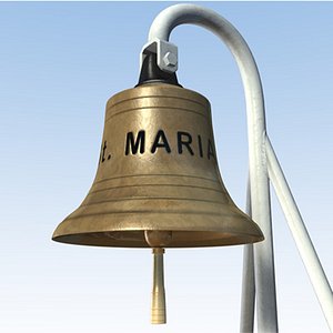 3d model hi-poly ship bell