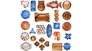 collection of decorative  00