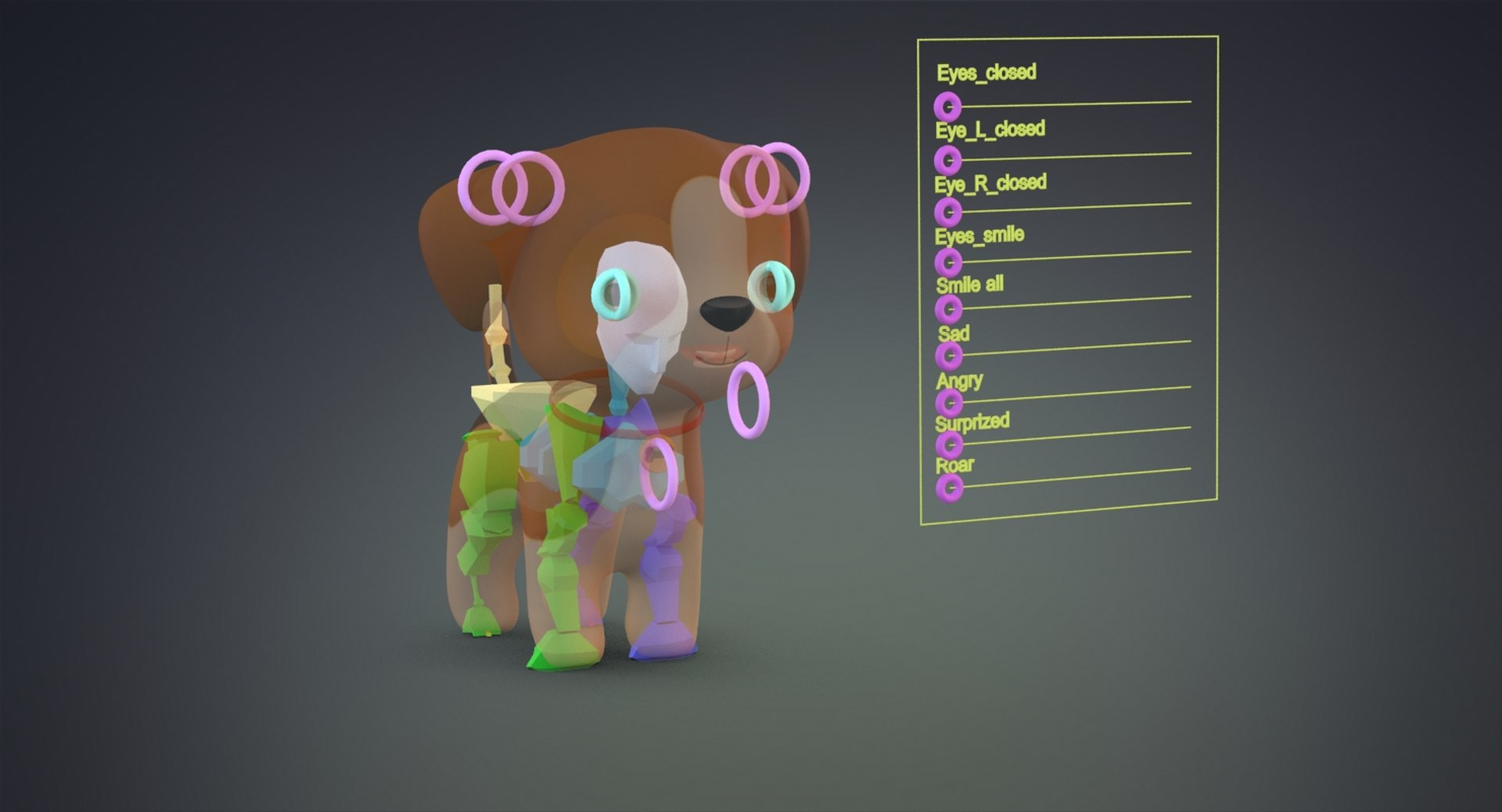 3D model cute cartoon dog cat https://p.turbosquid.com/ts-thumb/pd/P1qEKG/pKZ11NaA/cartoon_dog_rig/jpg/1545688952/1920x1080/fit_q87/5fbec6b38535647130c46dd2a0d33a7add9419bb/cartoon_dog_rig.jpg