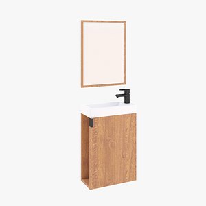 3D Small Washbasin model
