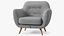 Comfy Armchair Grey