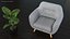 Comfy Armchair Grey