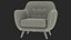 Comfy Armchair Grey