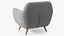 Comfy Armchair Grey