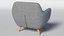 Comfy Armchair Grey