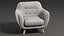 Comfy Armchair Grey