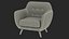 Comfy Armchair Grey