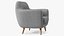 Comfy Armchair Grey