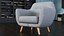 Comfy Armchair Grey