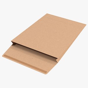 Kraft Paper Gusset Envelope 3D model